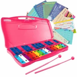 Costway 25 Notes Kids Glockenspiel Chromatic Metal Xylophone W/Case And 2 Mallets -LITTLE TIKES Shop GUEST 3a61f825 7f6b 4c53 8b78 7a009362001e