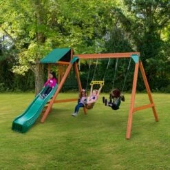 Swing-N-Slide Ranger Plus Swing Set With Slide