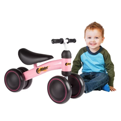Toy Time Ride-On Mini Trike With Easy Grip Handles, Enclosed Wheels And No Pedals For Learning To Walk For Babies And Toddlers- Pink 6 Toy Time Ride-On Mini Trike With Easy Grip Handles, Enclosed Wheels And No Pedals For Learning To Walk For Babies And Toddlers- Pink - Image 6