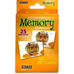 Stages Learning Materials Pets Photographic Memory Matching Game, Pack Of 3