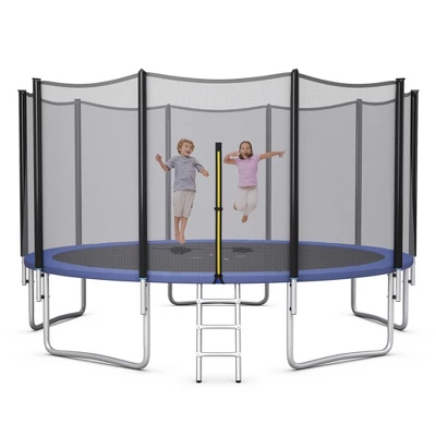Costway 8/10/12/14/15/16 FT Outdoor Trampoline Bounce Combo W/Safety Closure Net Ladder 12 Costway 8/10/12/14/15/16 FT Outdoor Trampoline Bounce Combo W/Safety Closure Net Ladder - Image 12