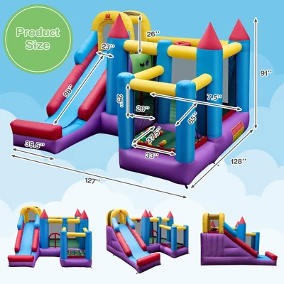 Costway Mighty Inflatable Bounce House Castle Jumper Moonwalk Bouncer Without Blower 2 Costway Mighty Inflatable Bounce House Castle Jumper Moonwalk Bouncer Without Blower - Image 2