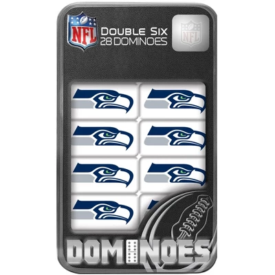 MasterPieces Officially Licensed NFL Seattle Seahawks 28 Piece Dominoes Game For Adults 1 MasterPieces Officially Licensed NFL Seattle Seahawks 28 Piece Dominoes Game For Adults