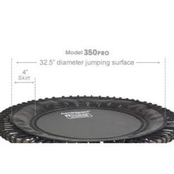 JumpSport 350 PRO Indoor Heavy Duty Lightweight 39-Inch Fitness Trampoline With Handle Bar Accessory, Black -LITTLE TIKES Shop GUEST 3dc5d706 3da0 4b2d 9497 8151da9cb842