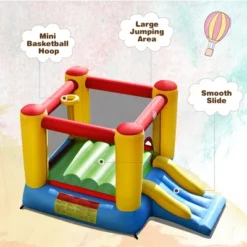 Costway Inflatable Bouncer Kids Slide Bounce House For Indoor Outdoor Without Blower -LITTLE TIKES Shop GUEST 3de670c9 fc76 42be b783 4f06406eb8a5