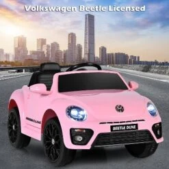 Costway 12V Kids Ride On Car Licensed Volkswagen Beetle W/ Remote Control & Music 14 Costway 12V Kids Ride On Car Licensed Volkswagen Beetle W/ Remote Control & Music -LITTLE TIKES Shop GUEST 3de796c9 0e05 4923 97b1 1517fb2855b4
