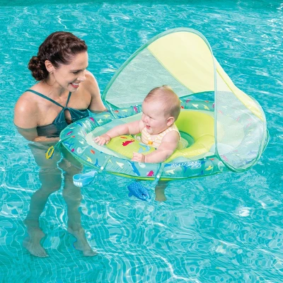 Swimways Sun Canopy Spring Float With Hyper-Flate Valve - Splash N Play 1 Swimways Sun Canopy Spring Float With Hyper-Flate Valve - Splash N Play