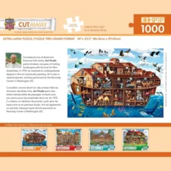 MasterPieces Inc Noahs Ark 1000 Piece 1000 Piece Large EZ Grip Jigsaw Puzzle