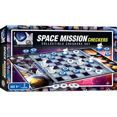 MasterPieces Officially Licensed NASA Checkers Board Game For Families And Kids Ages 6 And Up 1 MasterPieces Officially Licensed NASA Checkers Board Game For Families And Kids Ages 6 And Up