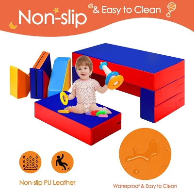 Costway 4-in-1 Crawl Climb Foam Shapes Playset Softzone Toy Toddler Preschoolers Kids 7 Costway 4-in-1 Crawl Climb Foam Shapes Playset Softzone Toy Toddler Preschoolers Kids - Image 7