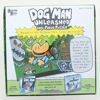 University Games Dog Man Unleashed 100 Piece Lenticular Jigsaw Puzzle 2 University Games Dog Man Unleashed 100 Piece Lenticular Jigsaw Puzzle - Image 2