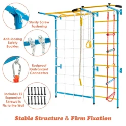 Costway 7 In 1 Kids Indoor Gym Playground Swedish Wall Ladder Children Home Climbing Gym 15 Costway 7 In 1 Kids Indoor Gym Playground Swedish Wall Ladder Children Home Climbing Gym -LITTLE TIKES Shop GUEST 3f5189ba 467d 4533 91ae 6d08f9b51394