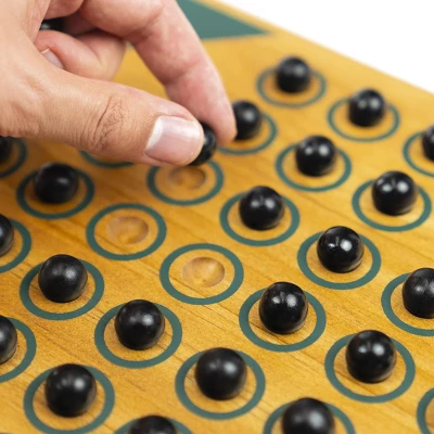 Professor Puzzle USA, Inc. Solitaire | Classic Wooden Family Board Game 2 Professor Puzzle USA, Inc. Solitaire | Classic Wooden Family Board Game - Image 2