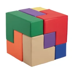 ECR4Kids SoftZone Brainy Soft Foam Blocks, Soma Cube Puzzle, (7-Piece Set) -LITTLE TIKES Shop GUEST 3f6cfcea 15d6 460c bc8f 3855fafc5a16