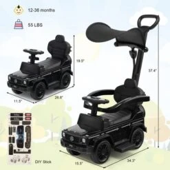 Costway 3 In 1 Ride On Push Car Mercedes Benz G350 Stroller Sliding Car W/ Canopy 14 Costway 3 In 1 Ride On Push Car Mercedes Benz G350 Stroller Sliding Car W/ Canopy -LITTLE TIKES Shop GUEST 3f8452f2 8fc7 46d3 8041 74bf0aa76d45