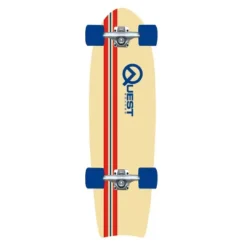 Quest Boards 32" Cruiser Skateboard - Light Yellow