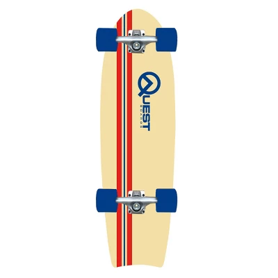 Quest Boards 32" Cruiser Skateboard - Light Yellow 1 Quest Boards 32" Cruiser Skateboard - Light Yellow