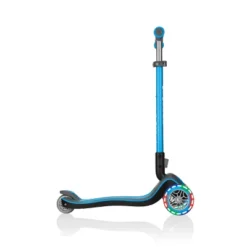 Globber Elite Deluxe Lights Scooter - Sky Blue
