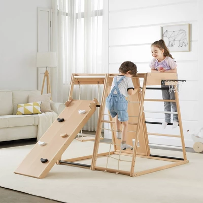 Stay-at-Home Play-at-Home Indoor Gym Play And Swing Sets - Wonder & Wise 2 Stay-at-Home Play-at-Home Indoor Gym Play And Swing Sets - Wonder & Wise - Image 2