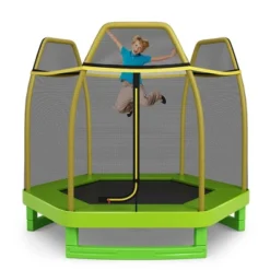 Costway 7FT Kids Trampoline Outdoor Indoor Recreational Bounce Jumper ASTM Approved -LITTLE TIKES Shop GUEST 4109f58a 042d 4b23 880b 2e5e5ecf0a42
