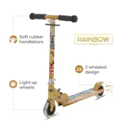 Rainbow High Aluminum Scooter With Light Up Wheels 19 Rainbow High Aluminum Scooter With Light Up Wheels -LITTLE TIKES Shop GUEST 41209f3e ccf1 4170 a29d aab06e13fc0d