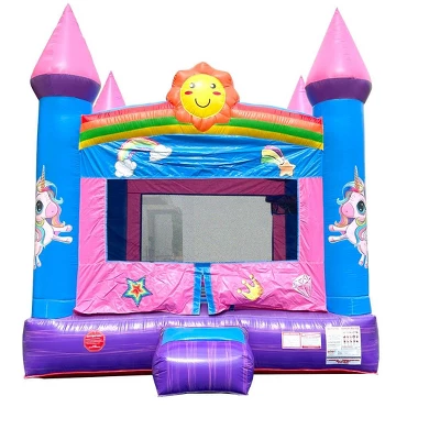 Pogo Bounce House Crossover Kids Inflatable Bounce House With Blower 13 Pogo Bounce House Crossover Kids Inflatable Bounce House With Blower - Image 13