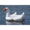Swim Central 105" Inflatable Giant Swan Mega Island