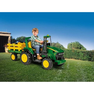 Peg Perego John Deere 12V Heavy Duty Tractor Powered Ride-On 3 Peg Perego John Deere 12V Heavy Duty Tractor Powered Ride-On - Image 3