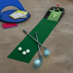 HearthSong Light-Up Indoor Kids' Golf Putting Game With Two Light-Up Putters And Three Golf Balls -LITTLE TIKES Shop GUEST 42d7ac10 c8c0 4f1e 8e46 c671b3748a32