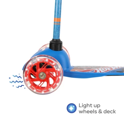 Hot Wheels Tilt And Turn Light Up 3 Wheel Scooter 1 Hot Wheels Tilt And Turn Light Up 3 Wheel Scooter