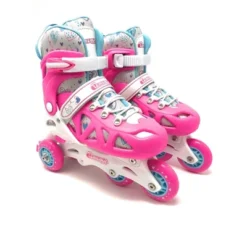 Chicago Skates Training Kids' Roller Skate Combo Set - Pink/White -LITTLE TIKES Shop GUEST 43e72c04 923e 41e0 bf5c 3cf7f8b7335b