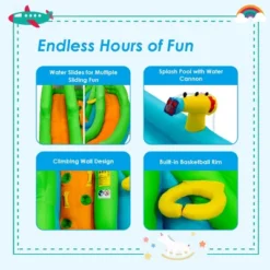 Inflatable Water Park Bounce House Two-Slide Bouncer W/Climbing Wall&480W Blower 14 Inflatable Water Park Bounce House Two-Slide Bouncer W/Climbing Wall&480W Blower -LITTLE TIKES Shop GUEST 447cecda 6145 4c61 9c92 3af52c1d92a9