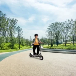 Razor E325 RideOn 24V High-Torque Electric Powered Scooter With Twist-Grip Acceleration Control, Rear Brakes, & Retractable Kickstand, Black