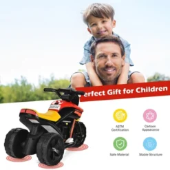 Costway 6V Ride-On Toy Motorcycle Trike 3-Wheel Electric Bicycle W/ Music&Horn -LITTLE TIKES Shop GUEST 44e70758 bf0a 4f4a b886 63a9ece2fbf3