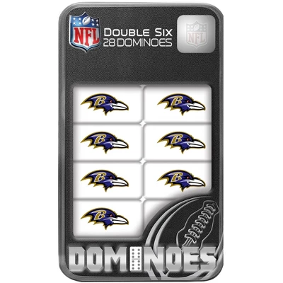 MasterPieces Officially Licensed NFL Baltimore Ravens 28 Piece Dominoes Game For Adults 1 MasterPieces Officially Licensed NFL Baltimore Ravens 28 Piece Dominoes Game For Adults