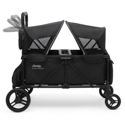 Jeep Evolve Stroller Wagon By Delta Children - Black 7 Jeep Evolve Stroller Wagon By Delta Children - Black - Image 7