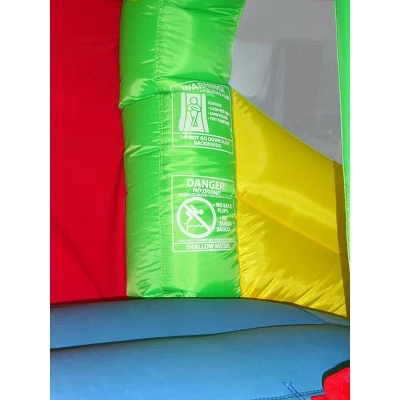Pogo Bounce House Backyard Kids Home Toddler Water Park Inflatable Water Slide With Splash Pool 6 Pogo Bounce House Backyard Kids Home Toddler Water Park Inflatable Water Slide With Splash Pool - Image 6