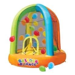 Banzai 9' X 8.6' Inflatable Outdoor Balloon Bounce House Fun Activity Play Center With Built In Air Jets, 20 Balloons, And Portable Travel Storage Bag -LITTLE TIKES Shop GUEST 46e08acf d2b7 411b b884 e7646340b67e