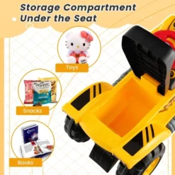 Costway Kids Toddler Ride On Excavator Digger Truck Scooter W/ Sound & Seat Storage Toy -LITTLE TIKES Shop GUEST 47079472 1404 4366 bc11 e1b718fb1fda