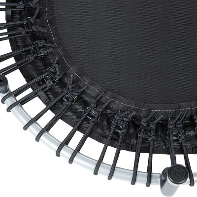 JumpSport 350i Lightweight Folding Fitness Trampoline With 39 Inch Handle Bar, 32.5 Inch Jumping Surface, And 6 Adjustable Height Settings, Black 3 JumpSport 350i Lightweight Folding Fitness Trampoline With 39 Inch Handle Bar, 32.5 Inch Jumping Surface, And 6 Adjustable Height Settings, Black - Image 3