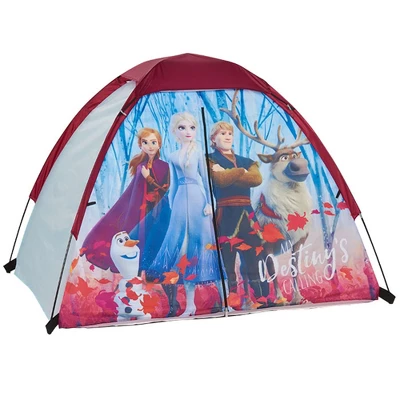 Exxel Outdoors Disney Fronzen 2 Kids 4 Piece Princess Camping Kit With Floorless Dome Tent, Youth Sized Sleeping Bag, Backpack, And LED Flashlight 2 Exxel Outdoors Disney Fronzen 2 Kids 4 Piece Princess Camping Kit With Floorless Dome Tent, Youth Sized Sleeping Bag, Backpack, And LED Flashlight - Image 2