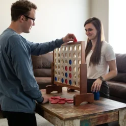 YardGames 1.8 X 2 Feet Large 4 Connect In A Row Indoor Outdoor Backyard Lawn Multi Player Board Game For Kids And Adults, Brown -LITTLE TIKES Shop GUEST 4778db7e 81c6 4d53 a2a4 140494df257b