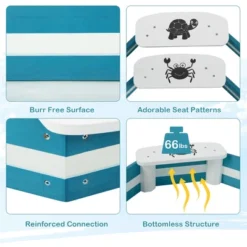 Costway Outdoor Wooden Sandbox With Animal Patterns Seats Backyard Bottomless Sandpit -LITTLE TIKES Shop GUEST 4932c223 e212 4ae4 987a 12fe4d2041f0