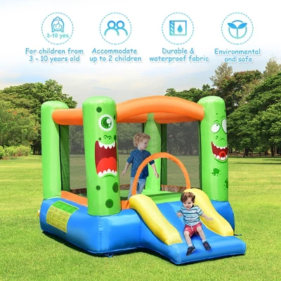 Costway Inflatable Bounce House Jumper Castle Kids Playhouse With 550W Blower 4 Costway Inflatable Bounce House Jumper Castle Kids Playhouse With 550W Blower - Image 4