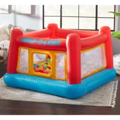 Intex Inflatable Jump-O-Lene Indoor Or Outdoor Kids Playhouse Trampoline Bounce Castle House With 120V Electric Quick Fill Air Pump -LITTLE TIKES Shop GUEST 49d647f1 8eac 446f bc67 1130f0c8fcf5