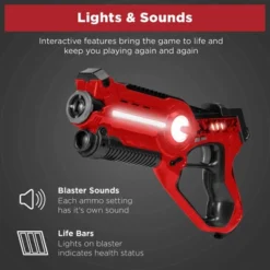 Best Choice Products Set Of 4 Infrared Laser Tag Blasters & Vest Set For Kids & Adults -LITTLE TIKES Shop GUEST 4a43e8a4 055d 418d 953b bfe365700790