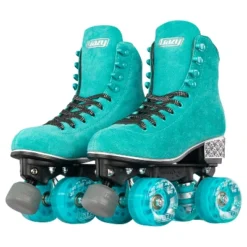 Crazy Skates Evoke Roller Skates For Women - Stylish Suede Quad Skates -LITTLE TIKES Shop GUEST 4aadf116 40f9 4879 a4a2 049bf305d345
