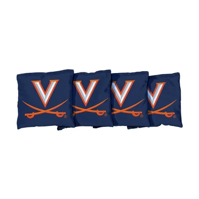 NCAA Virginia Cavaliers Corn-Filled Cornhole Bags - Navy Blue 1 NCAA Virginia Cavaliers Corn-Filled Cornhole Bags - Navy Blue