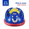 Sonic The Hedgehog Electric Bumper Car 2 Speed For Kids With Remote Control And 360 Degree Turning