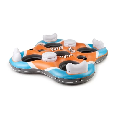 Bestway Rapid Rider 4 Person Floating Island Raft And Rapid Rider 2 Person Tube 1 Bestway Rapid Rider 4 Person Floating Island Raft And Rapid Rider 2 Person Tube